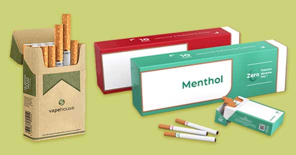 Custom cigarette package boxes