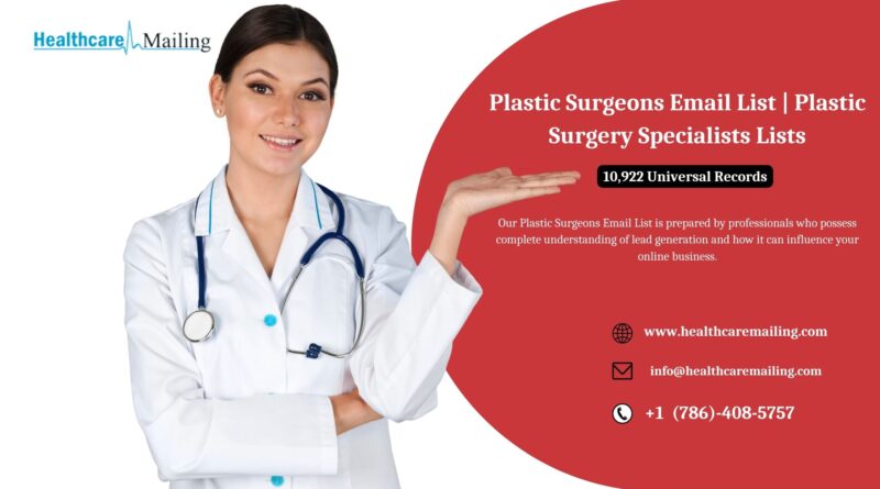 plastic surgeons email list