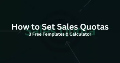 How to Set Sales Quotas